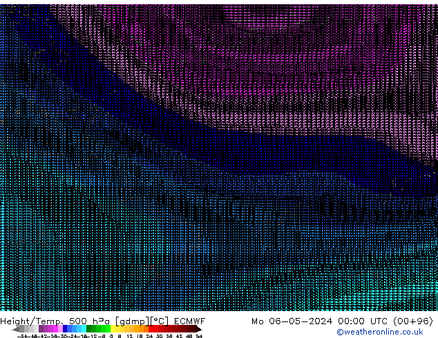 Height/Temp. 500 hPa ECMWF  06.05.2024 00 UTC