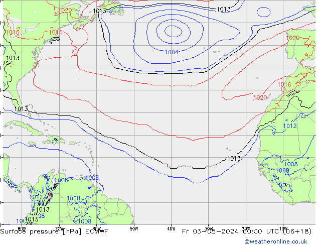 pression de l'air ECMWF ven 03.05.2024 00 UTC