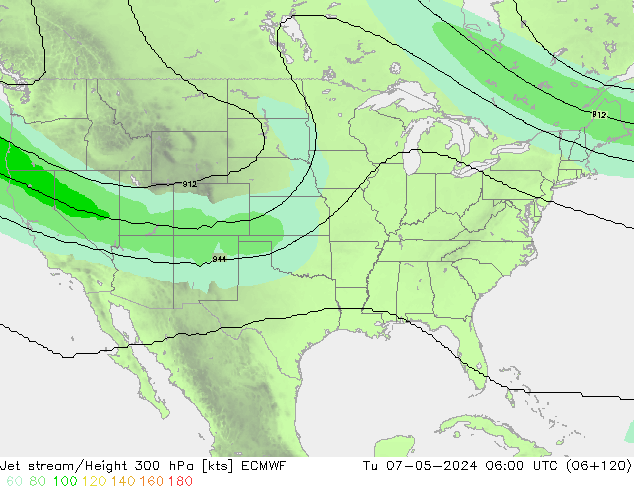 Polarjet ECMWF Di 07.05.2024 06 UTC