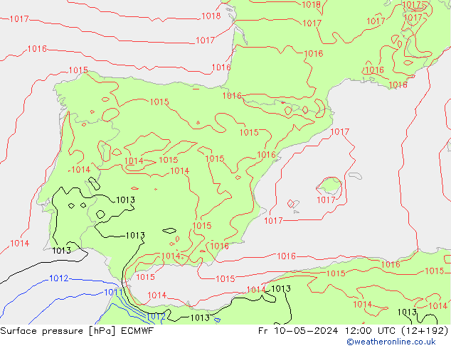      ECMWF  10.05.2024 12 UTC