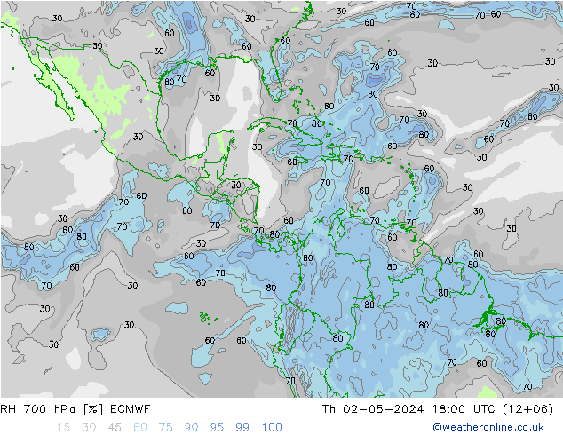 700 hPa Nispi Nem ECMWF Per 02.05.2024 18 UTC