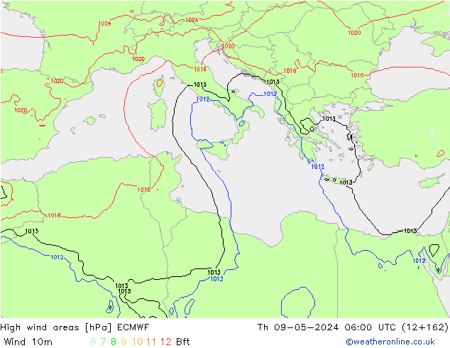 Sturmfelder ECMWF Do 09.05.2024 06 UTC