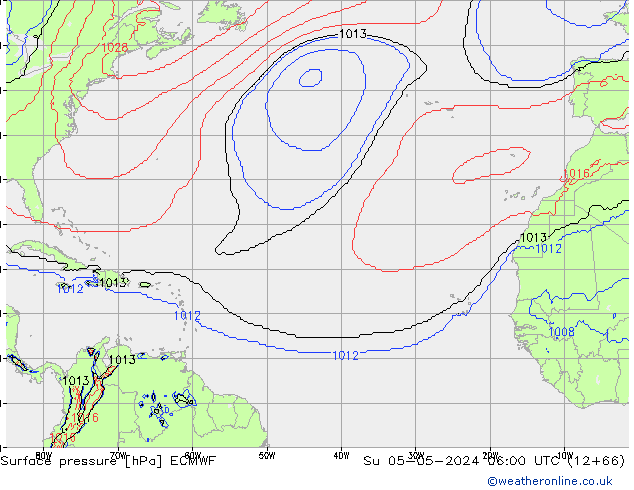 ciśnienie ECMWF nie. 05.05.2024 06 UTC