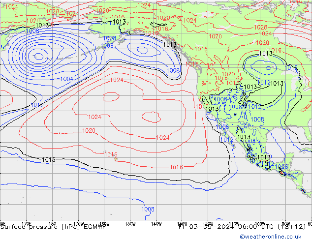 Yer basıncı ECMWF Cu 03.05.2024 06 UTC