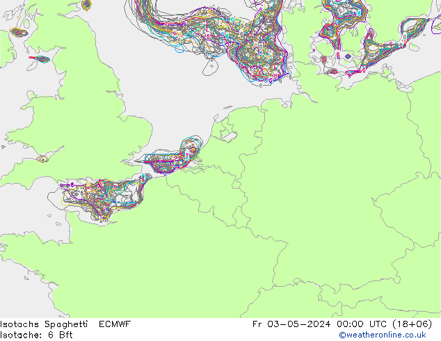 Isotachs Spaghetti ECMWF пт 03.05.2024 00 UTC