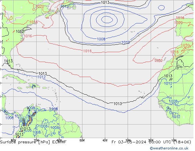 pression de l'air ECMWF ven 03.05.2024 00 UTC