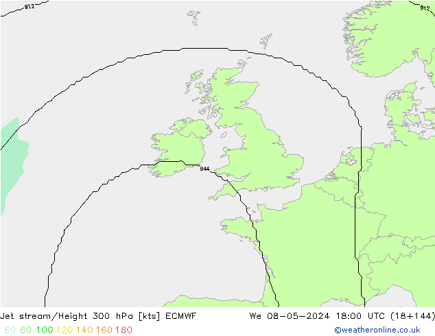 джет ECMWF ср 08.05.2024 18 UTC