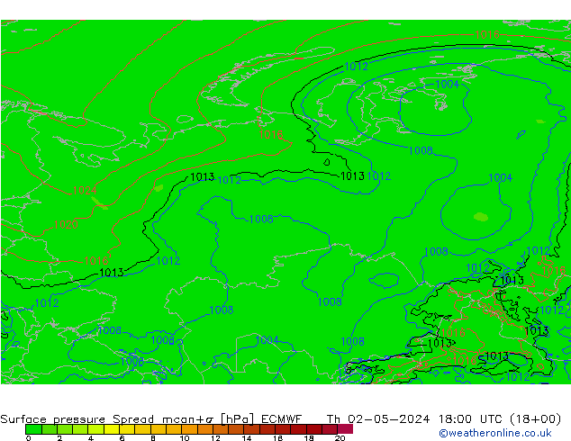     Spread ECMWF  02.05.2024 18 UTC