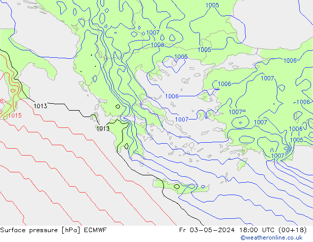 Surface pressure ECMWF Fr 03.05.2024 18 UTC