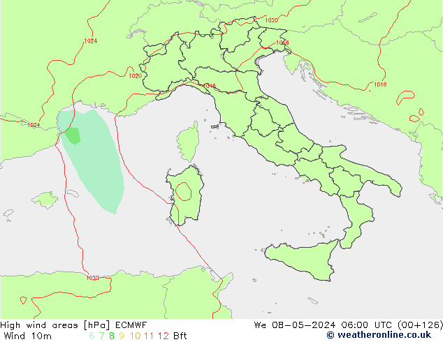 Sturmfelder ECMWF Mi 08.05.2024 06 UTC