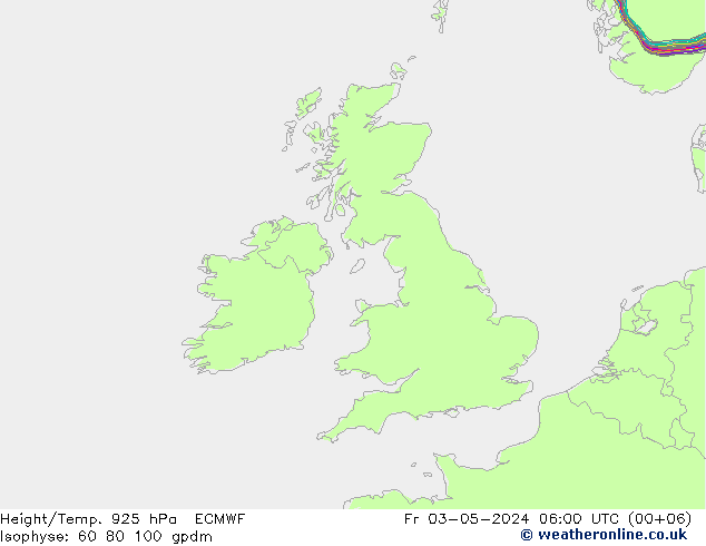 Géop./Temp. 925 hPa ECMWF ven 03.05.2024 06 UTC