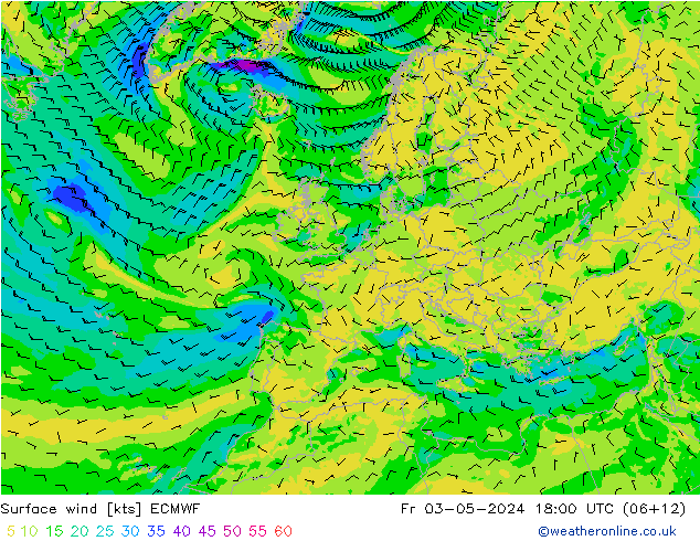  10 m ECMWF  03.05.2024 18 UTC