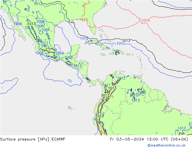 Surface pressure ECMWF Fr 03.05.2024 12 UTC