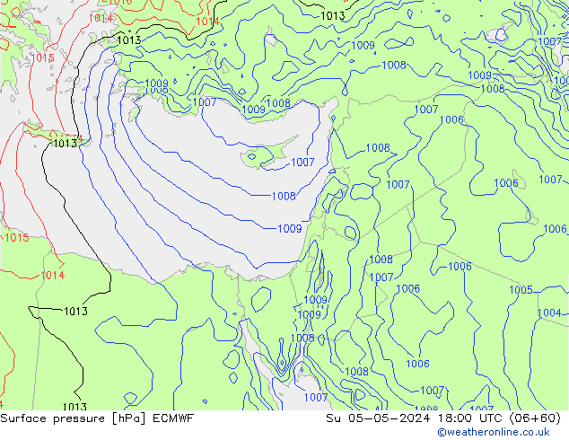 pression de l'air ECMWF dim 05.05.2024 18 UTC