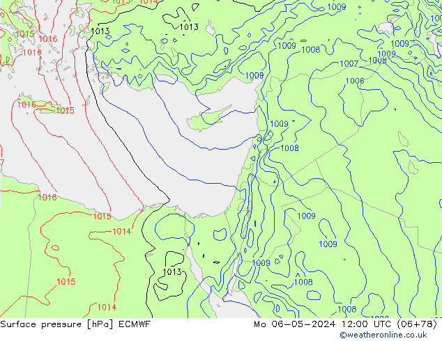 pression de l'air ECMWF lun 06.05.2024 12 UTC