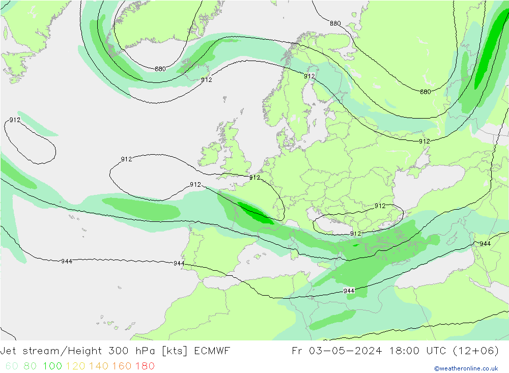 Polarjet ECMWF Fr 03.05.2024 18 UTC