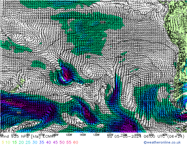 Wind 925 hPa ECMWF So 05.05.2024 06 UTC
