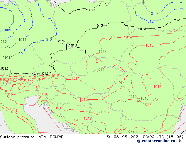 ciśnienie ECMWF nie. 05.05.2024 00 UTC