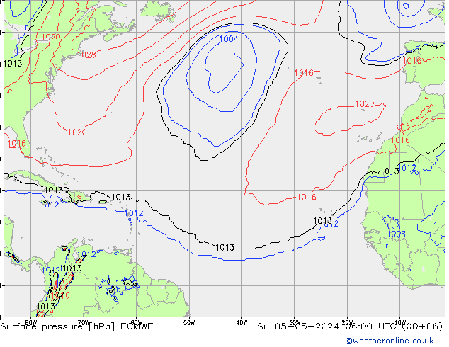 ciśnienie ECMWF nie. 05.05.2024 06 UTC
