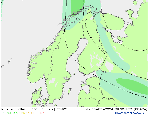 Straalstroom ECMWF ma 06.05.2024 06 UTC