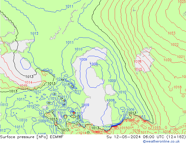 ciśnienie ECMWF nie. 12.05.2024 06 UTC