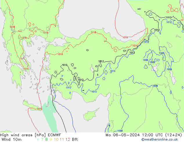 High wind areas ECMWF Seg 06.05.2024 12 UTC