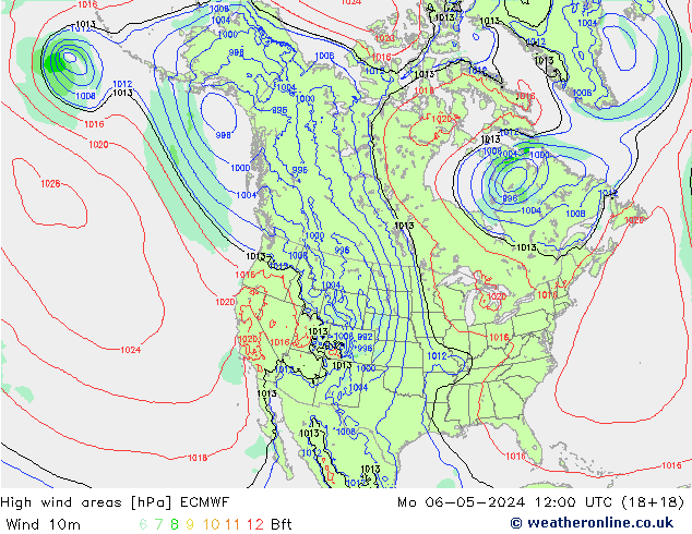 High wind areas ECMWF Seg 06.05.2024 12 UTC