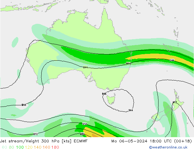 Jet Akımları ECMWF Pzt 06.05.2024 18 UTC