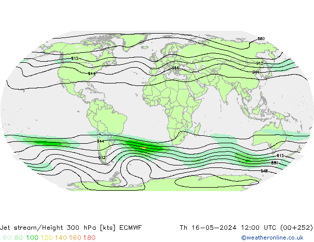 Polarjet ECMWF Do 16.05.2024 12 UTC