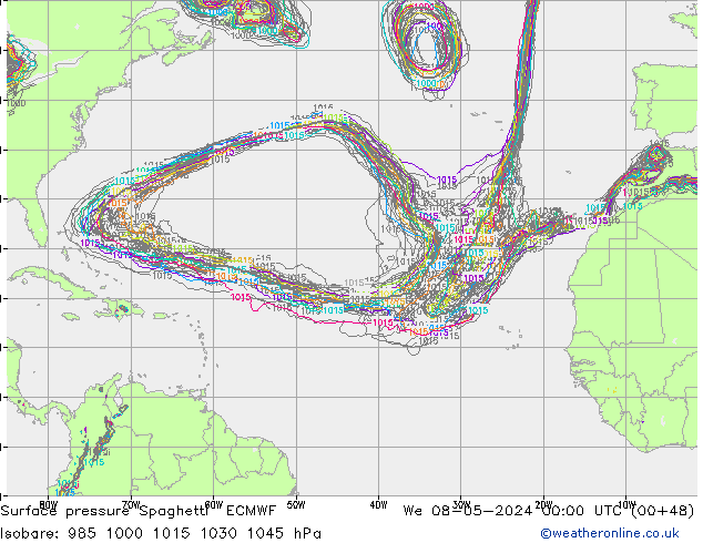     Spaghetti ECMWF  08.05.2024 00 UTC