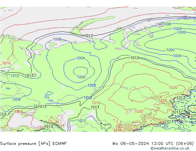 pression de l'air ECMWF lun 06.05.2024 12 UTC