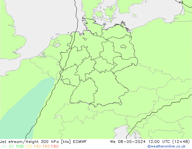 Polarjet ECMWF Mi 08.05.2024 12 UTC