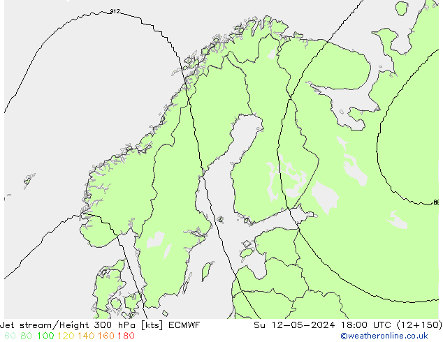 Polarjet ECMWF So 12.05.2024 18 UTC