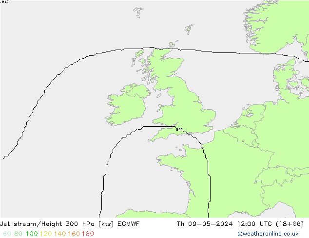 джет ECMWF чт 09.05.2024 12 UTC