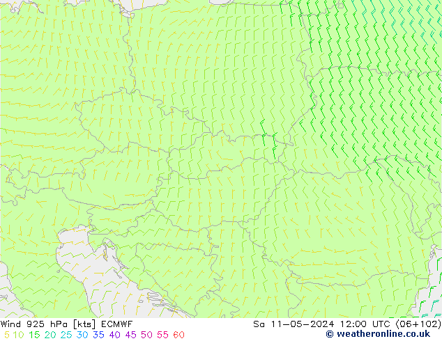  925 hPa ECMWF  11.05.2024 12 UTC