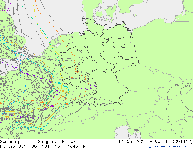     Spaghetti ECMWF  12.05.2024 06 UTC