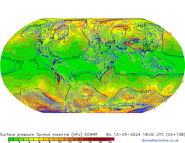     Spread ECMWF  13.05.2024 18 UTC