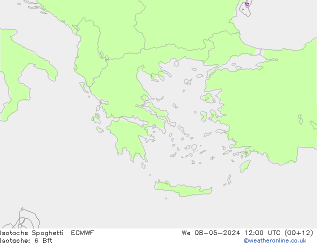 Isotachs Spaghetti ECMWF  08.05.2024 12 UTC
