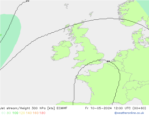 джет ECMWF пт 10.05.2024 12 UTC