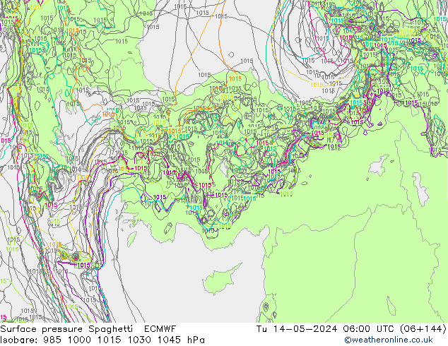     Spaghetti ECMWF  14.05.2024 06 UTC