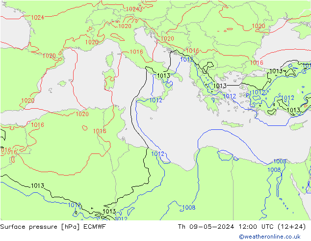      ECMWF  09.05.2024 12 UTC