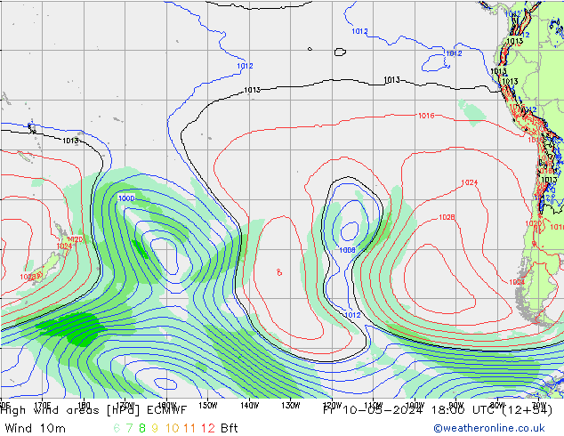 Sturmfelder ECMWF Fr 10.05.2024 18 UTC