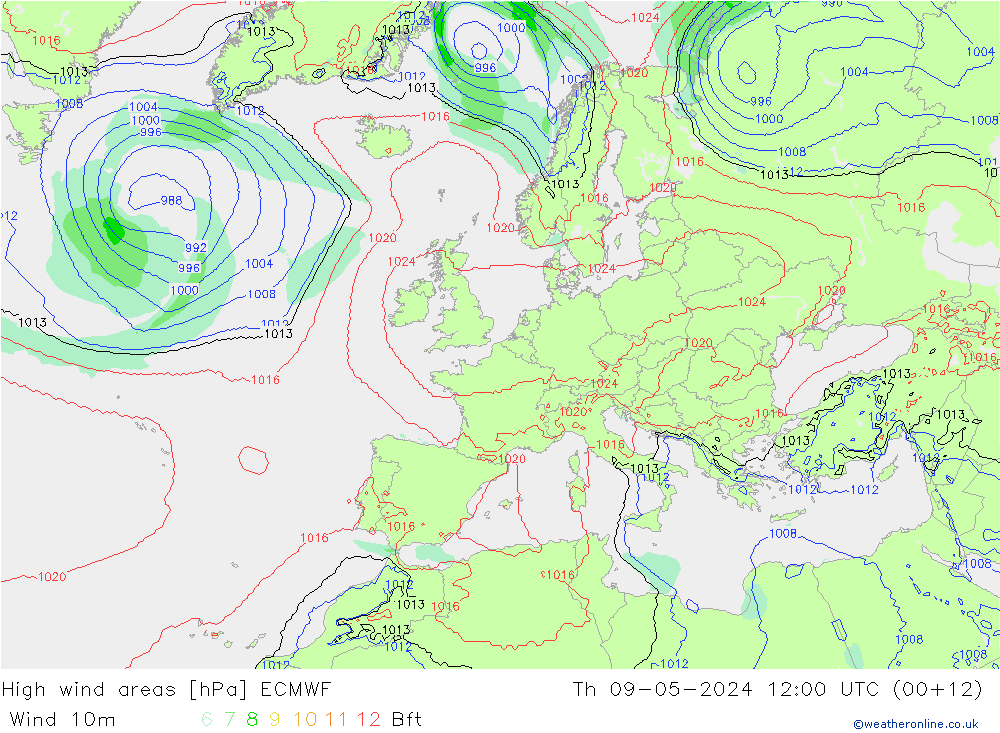 Sturmfelder ECMWF Do 09.05.2024 12 UTC