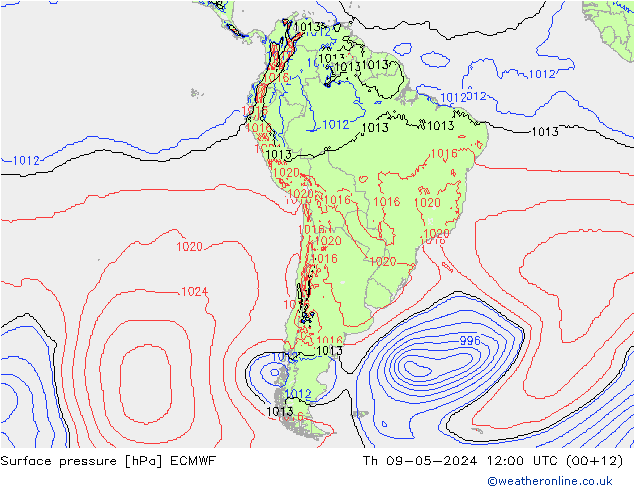      ECMWF  09.05.2024 12 UTC