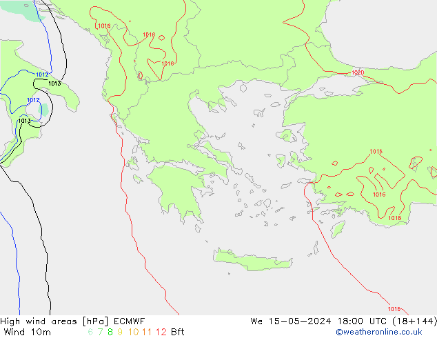 Windvelden ECMWF wo 15.05.2024 18 UTC