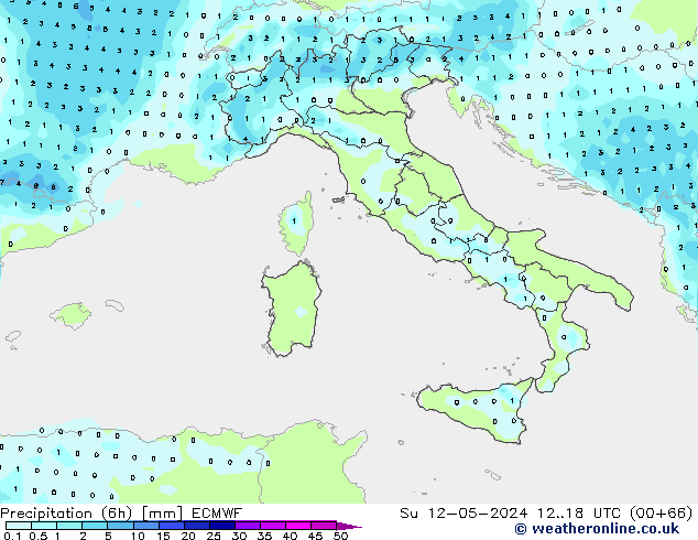  (6h) ECMWF  12.05.2024 18 UTC