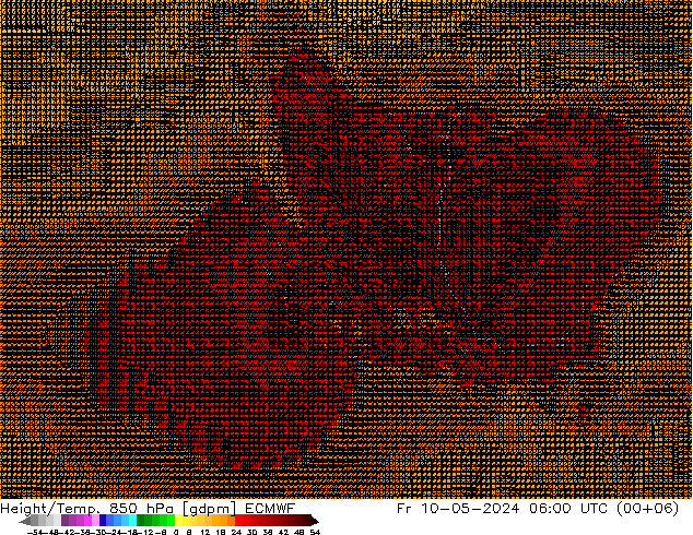 Height/Temp. 850 hPa ECMWF  10.05.2024 06 UTC