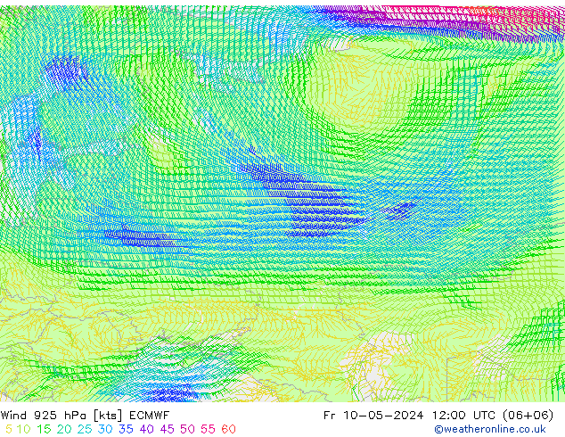  925 hPa ECMWF  10.05.2024 12 UTC