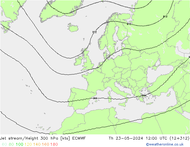 Polarjet ECMWF Do 23.05.2024 12 UTC