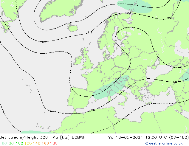 Courant-jet ECMWF sam 18.05.2024 12 UTC